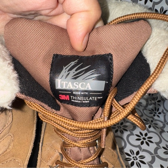 Itasca womens Thinsulate 3M Brown & Black Winter hunting Boots Sz 10 - Picture 8 of 12